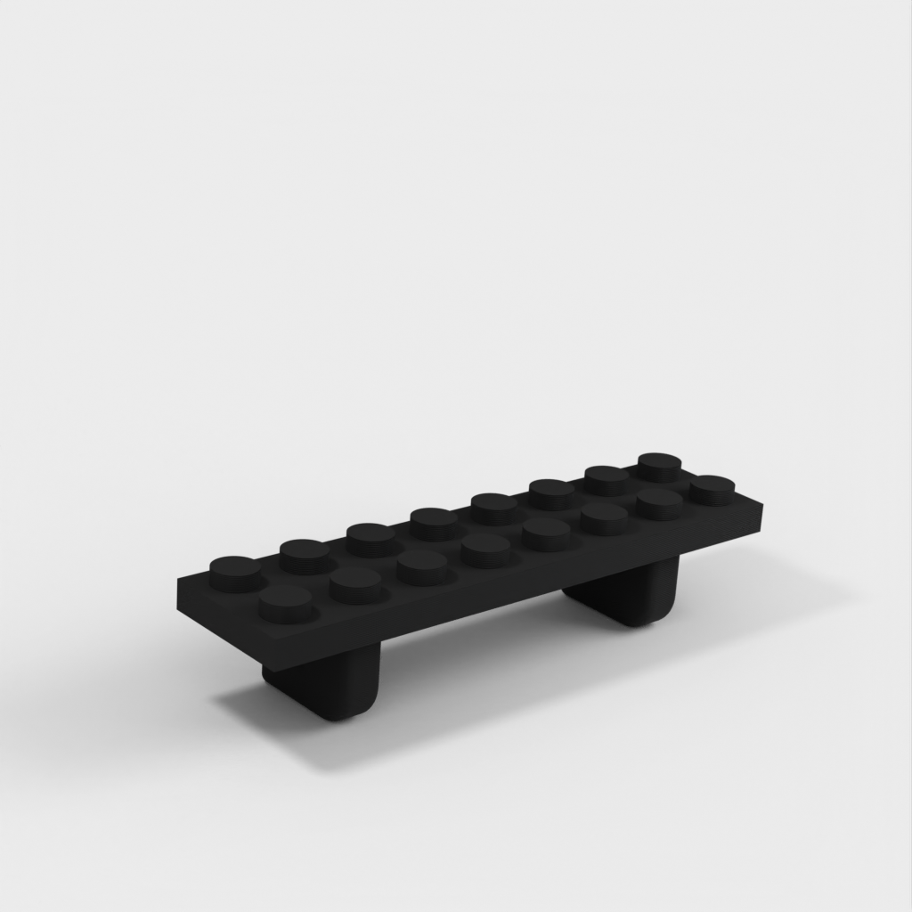 Ikea Skadis nyckelkrok och Lego-kompatibel organisatör