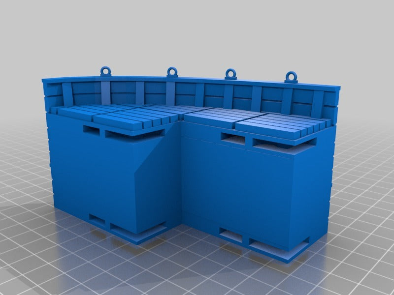 28 mm miniatyrupphöjda däck för segelfartyg: Expansionsset del 2