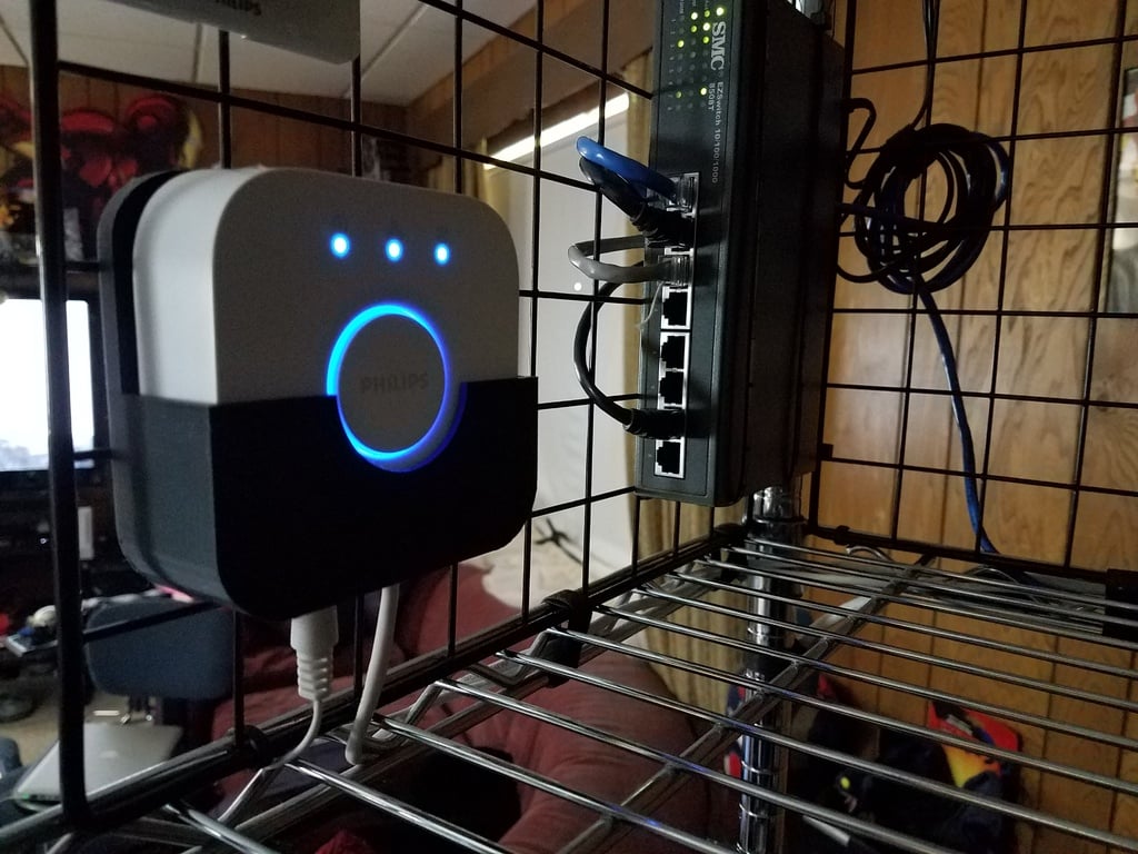 Philips Hue Hub (Gen2) Väggfäste - Dragkedja Remix