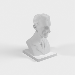 Nikola Tesla byst/staty