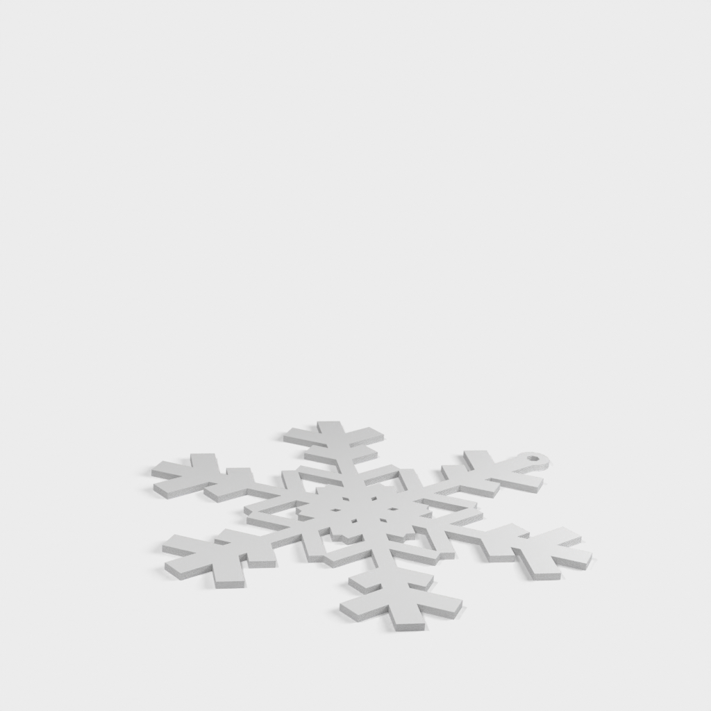 Random Snowflake Generator v11 Ornament och örhängen