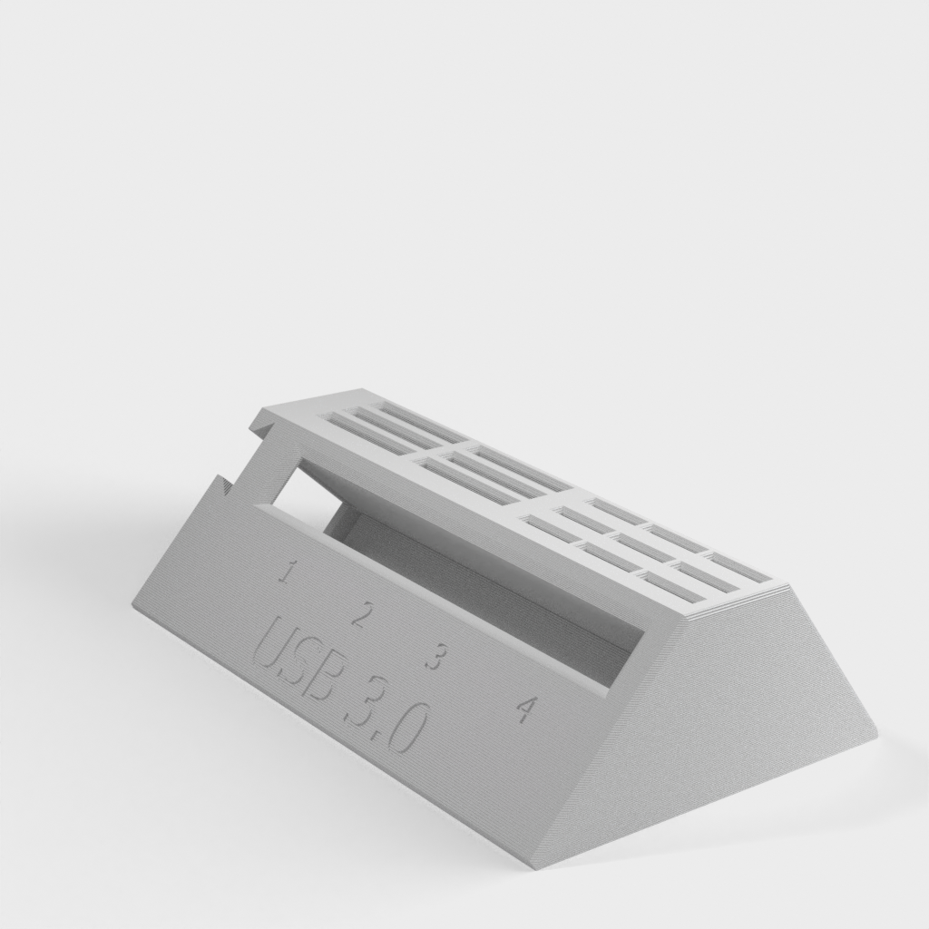 Hållare för i-tec USB 3.0, 4ports HUB på bordet