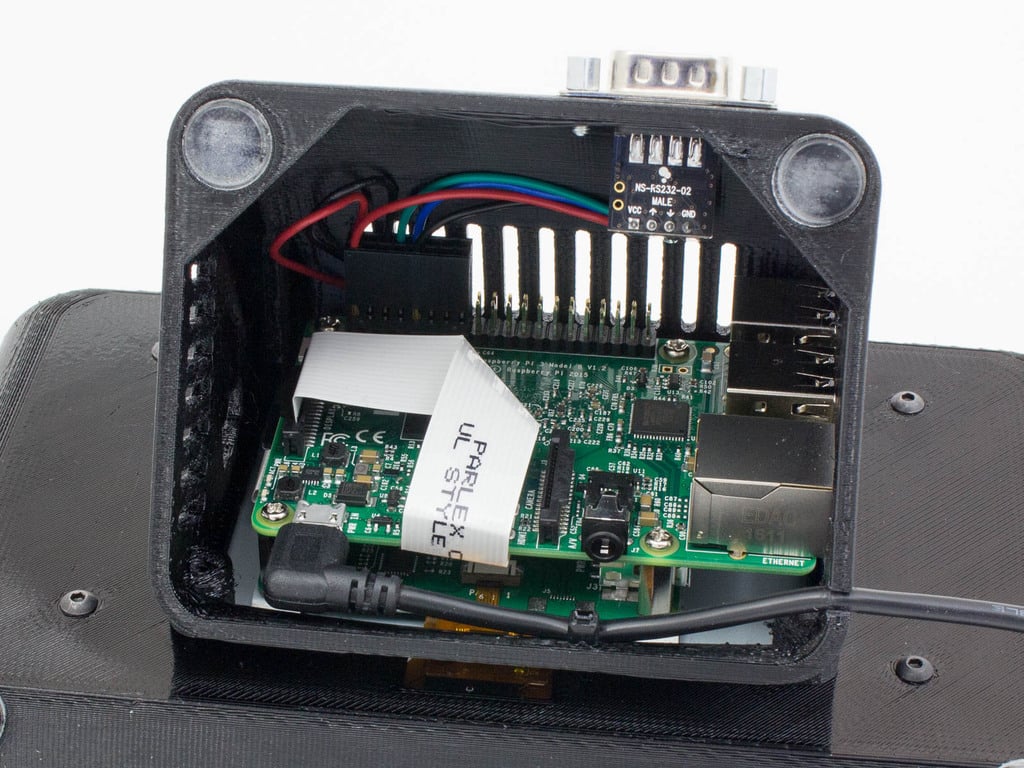 Raspberry Pi 7" pekskärmshållare för konsolstativ