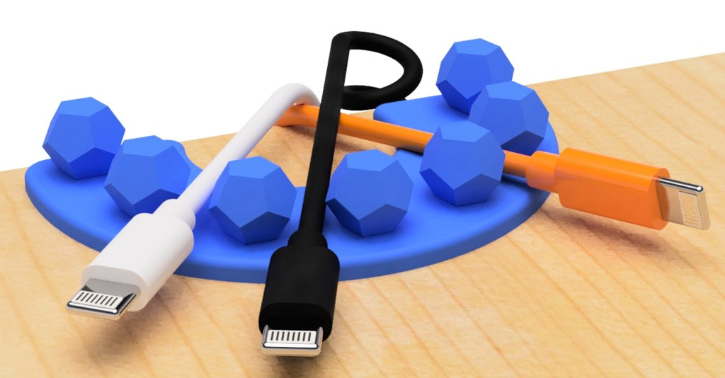 USB-kabelhållare (vanlig dodekaeder)