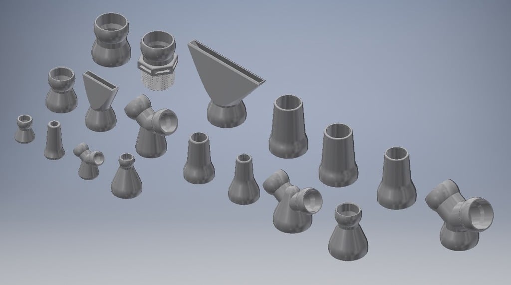 Loc-Line-kopplingar (1/4", 1/2" och 3/4")