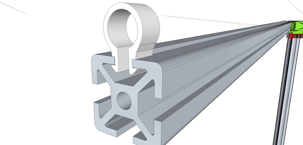 Wire Clip - Trådhållare för aluminiumprofiler