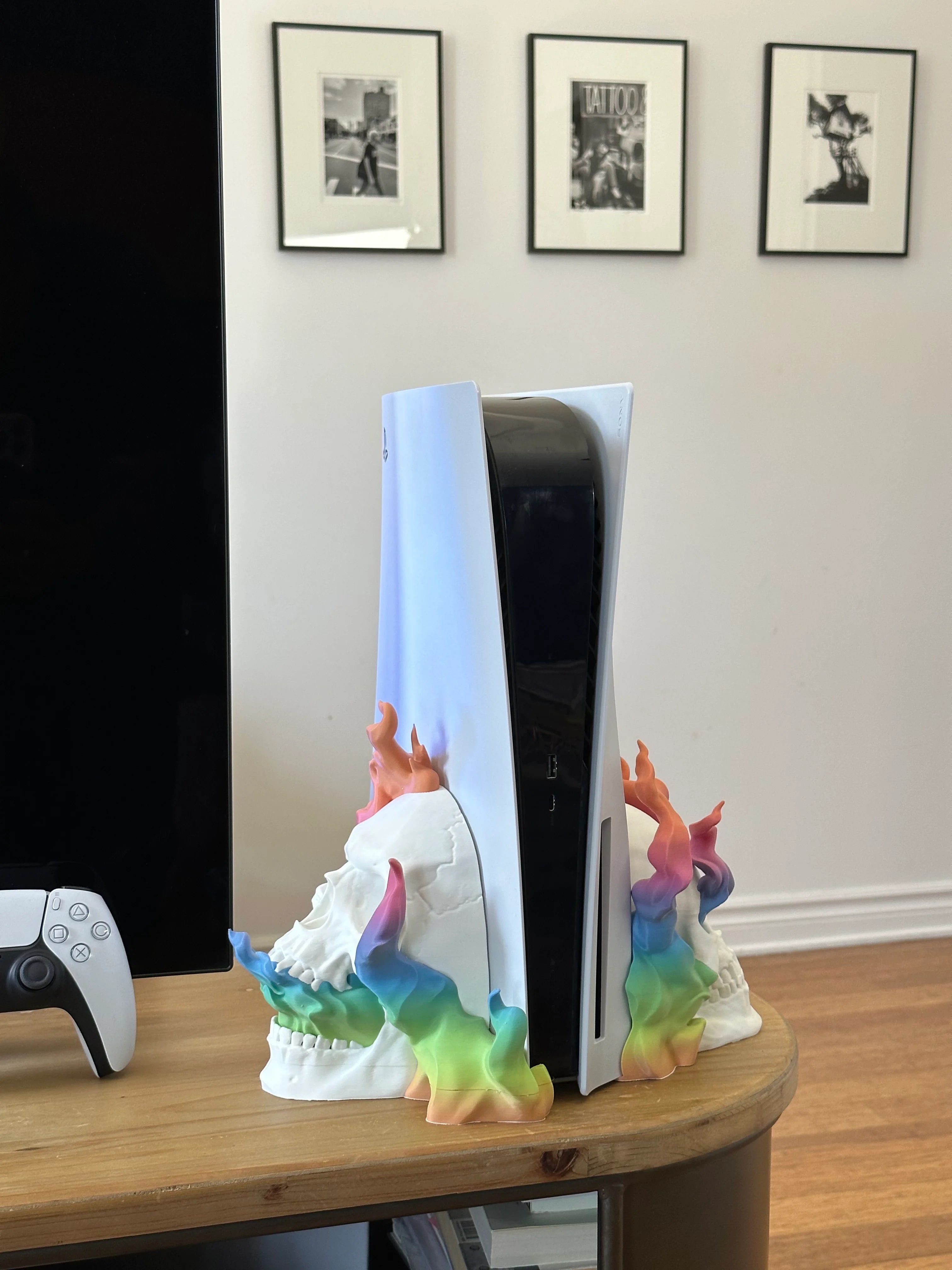 Skull Stand för Playstation 5 Disc Edition - Skriv ut på plats