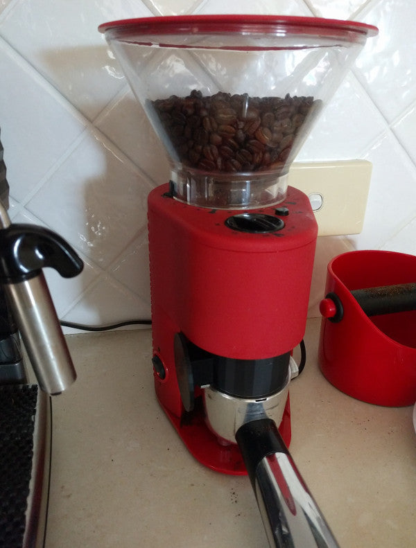 Kaffetratt och tamper