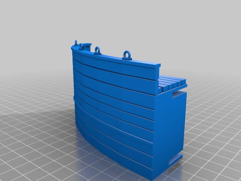 28 mm miniatyrupphöjda däck för segelfartyg: Expansionsset del 2