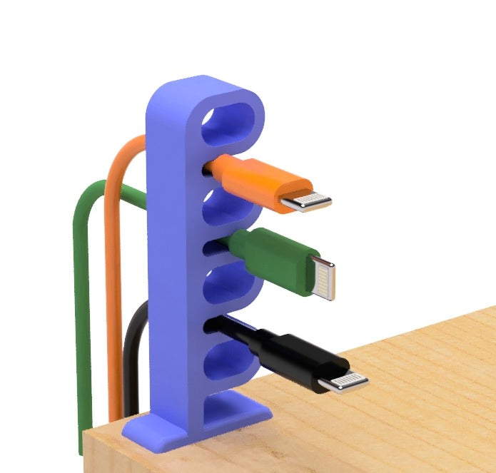 USB-kabelhållare (ringtyp)