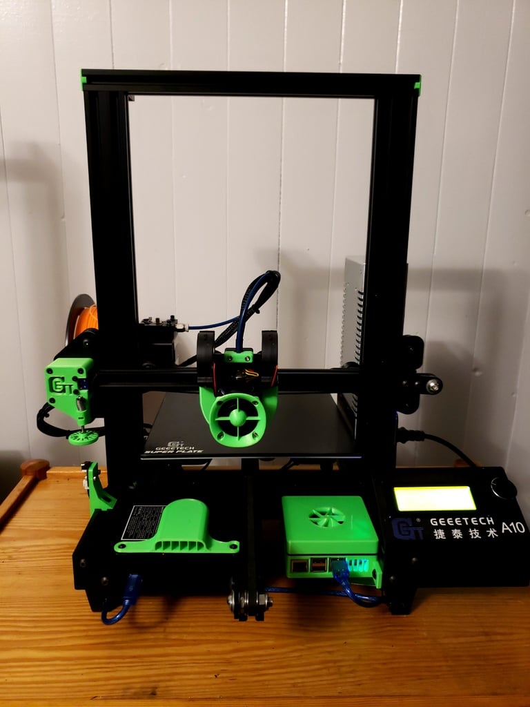 Geeetech A10/A30 E3D_V6 &amp; Stock Hotend monteringslösning
