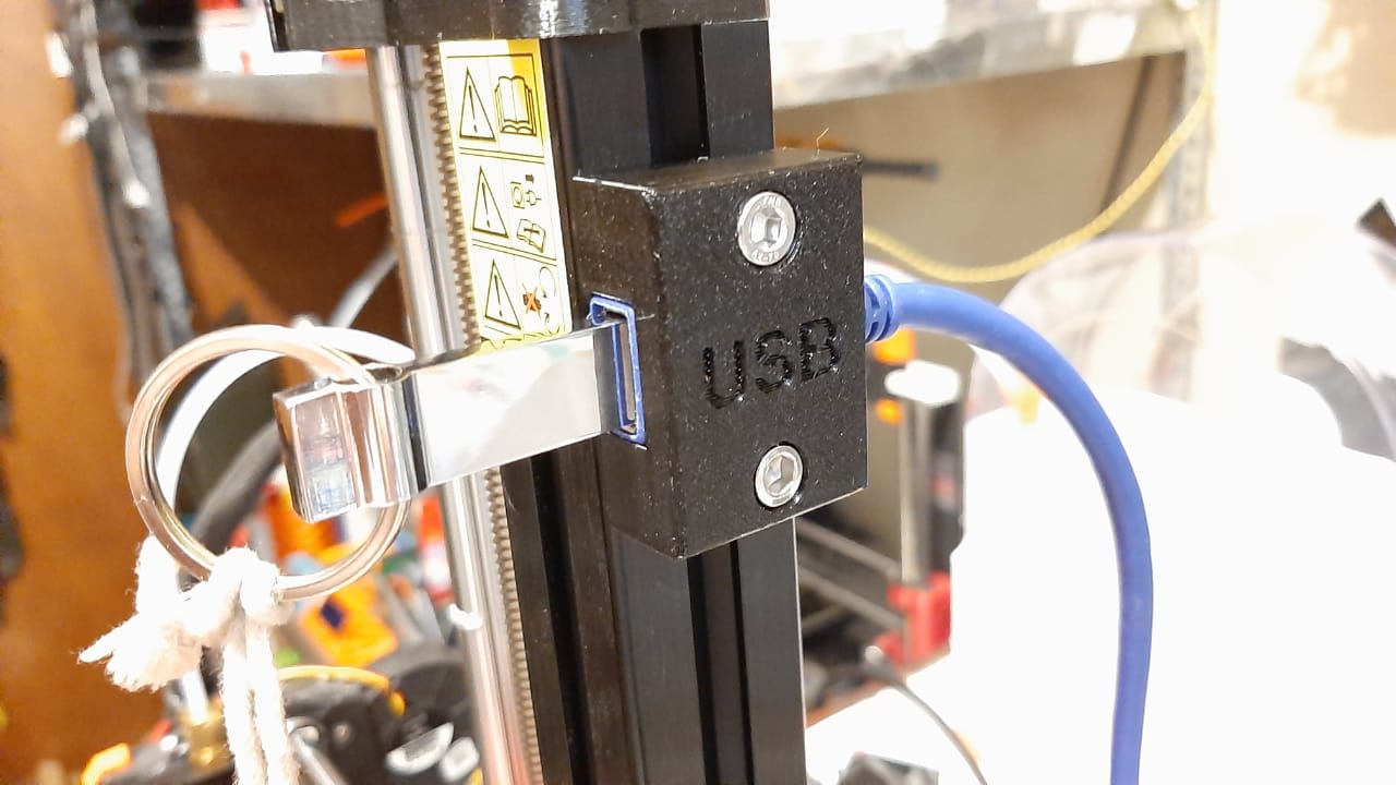 USB-förlängningskabel monteringsklämma för Prusa Mini