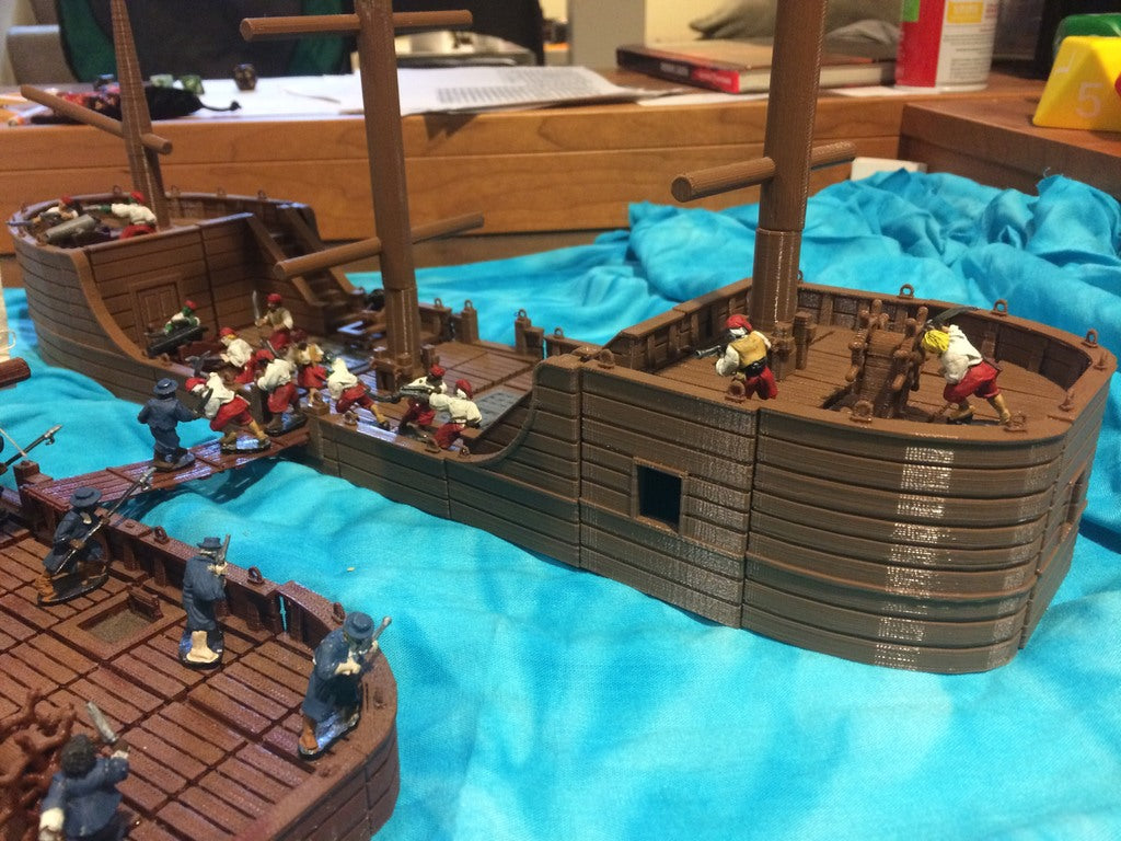 28 mm miniatyrbåtsplattor DEL 2: Upphöjda däck