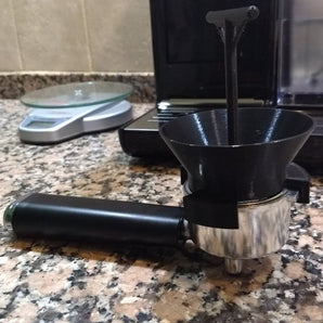Espressoportafiltertratt med fördelarfunktion