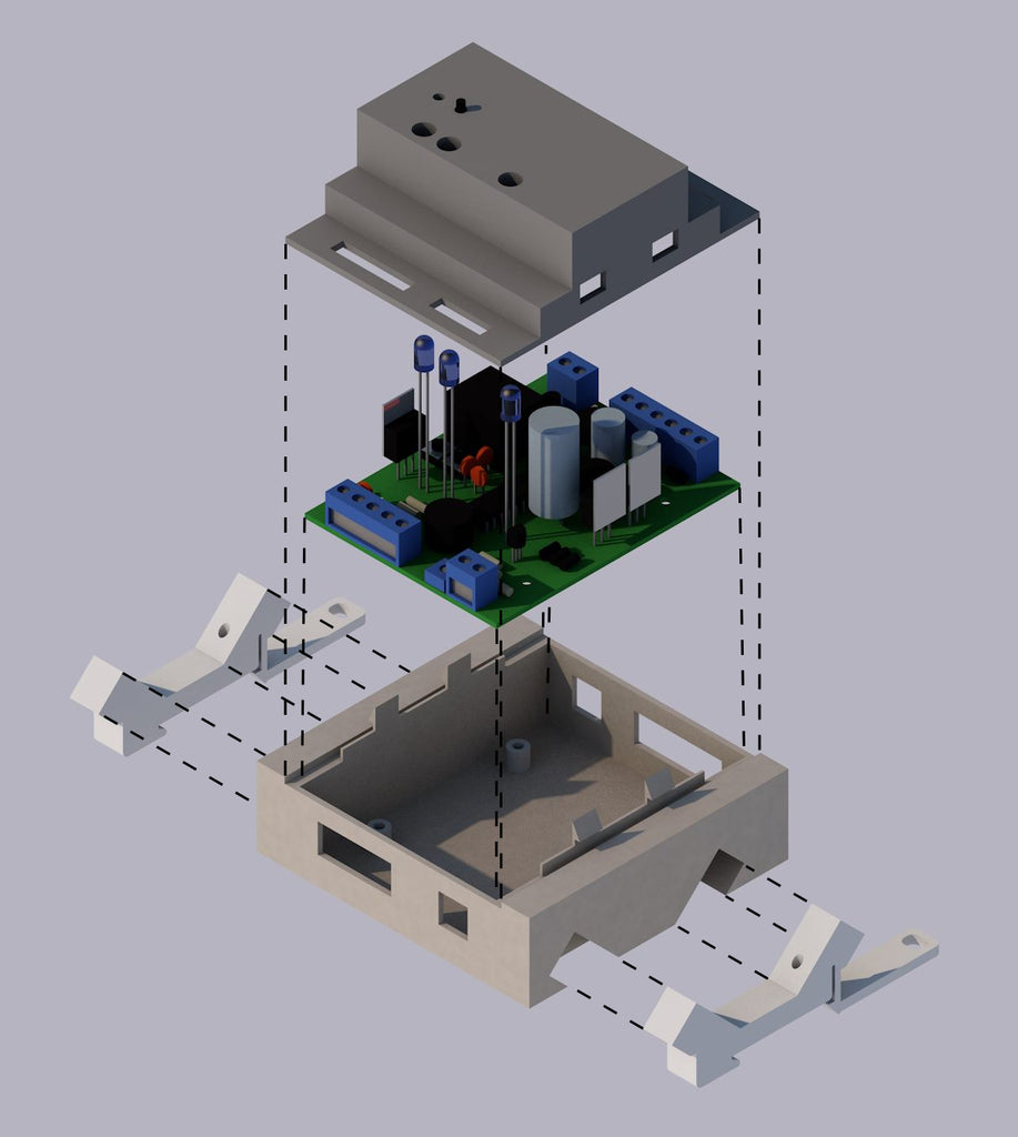 Elektronisk kretskapsling - DIN-skena adaptrar