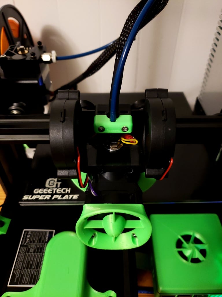 Geeetech A10/A30 E3D_V6 &amp; Stock Hotend monteringslösning