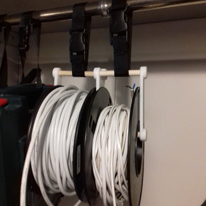 Filamentrullhängare för kabelorganisation