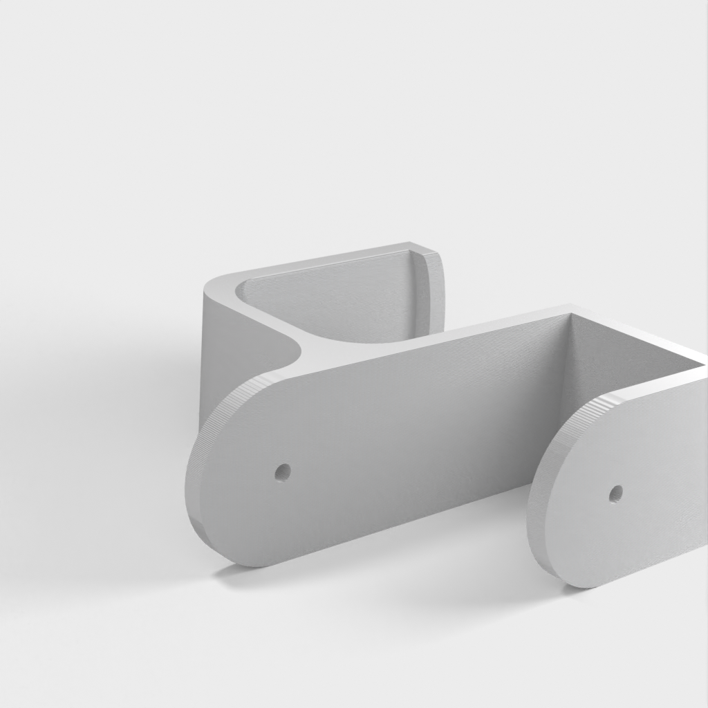 Underdesk Hörlurshållare 38mm för Ikea SÄLJAN Skrivbord