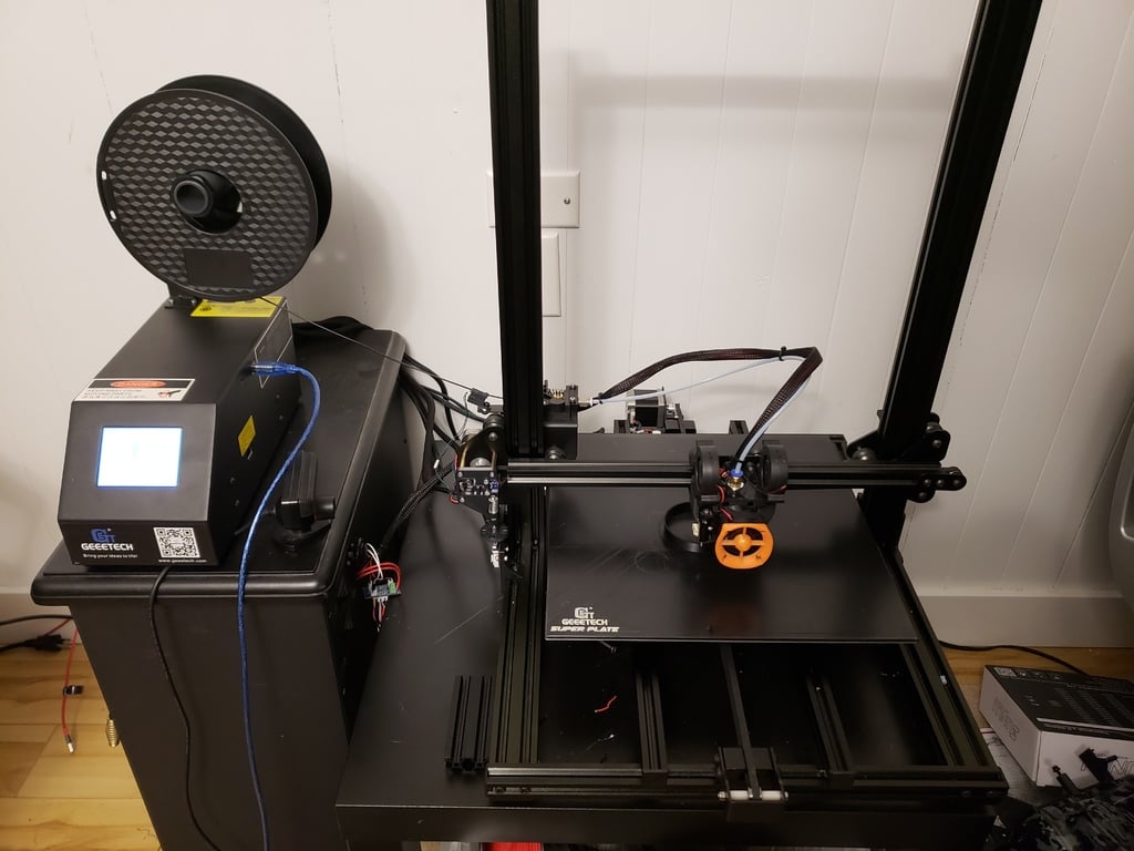 Geeetech A10/A30 E3D_V6 &amp; Stock Hotend monteringslösning