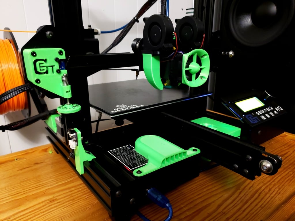 Geeetech A10/A30 E3D_V6 &amp; Stock Hotend monteringslösning