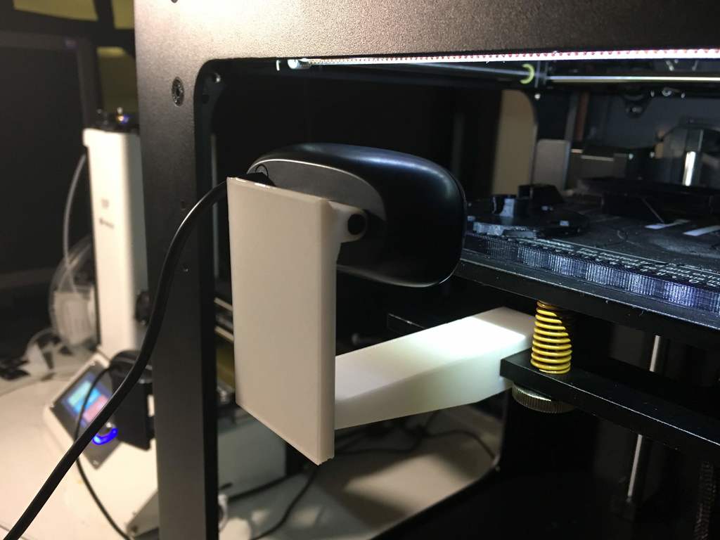 Webbkameramontage (Logitech c270) för Monoprice Maker Ultimate (Duplicator 6)