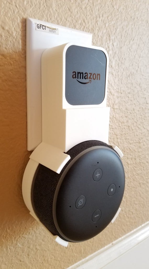 Amazon Echo Dot (3rd Generation) väggmonterat uttag