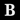Husbokstav B - Noto Serif - 170mm hög - 10mm djup
