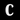 Husbokstav C - Noto Serif - 170mm hög - 10mm djup