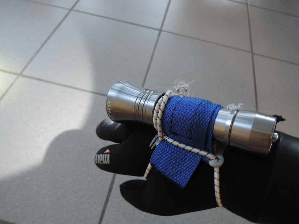 Scubapro nova 200 dyklampa handmontering