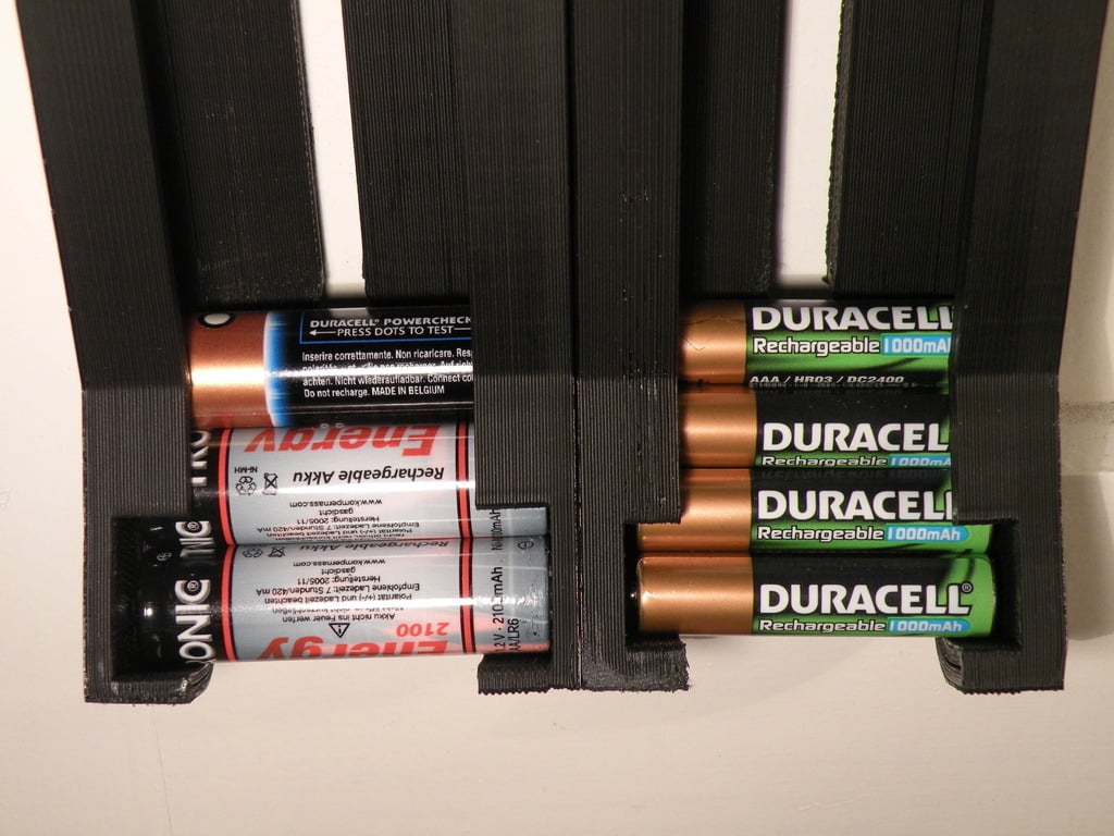 Parametrisk cylindrisk batteridispenser för förvaring