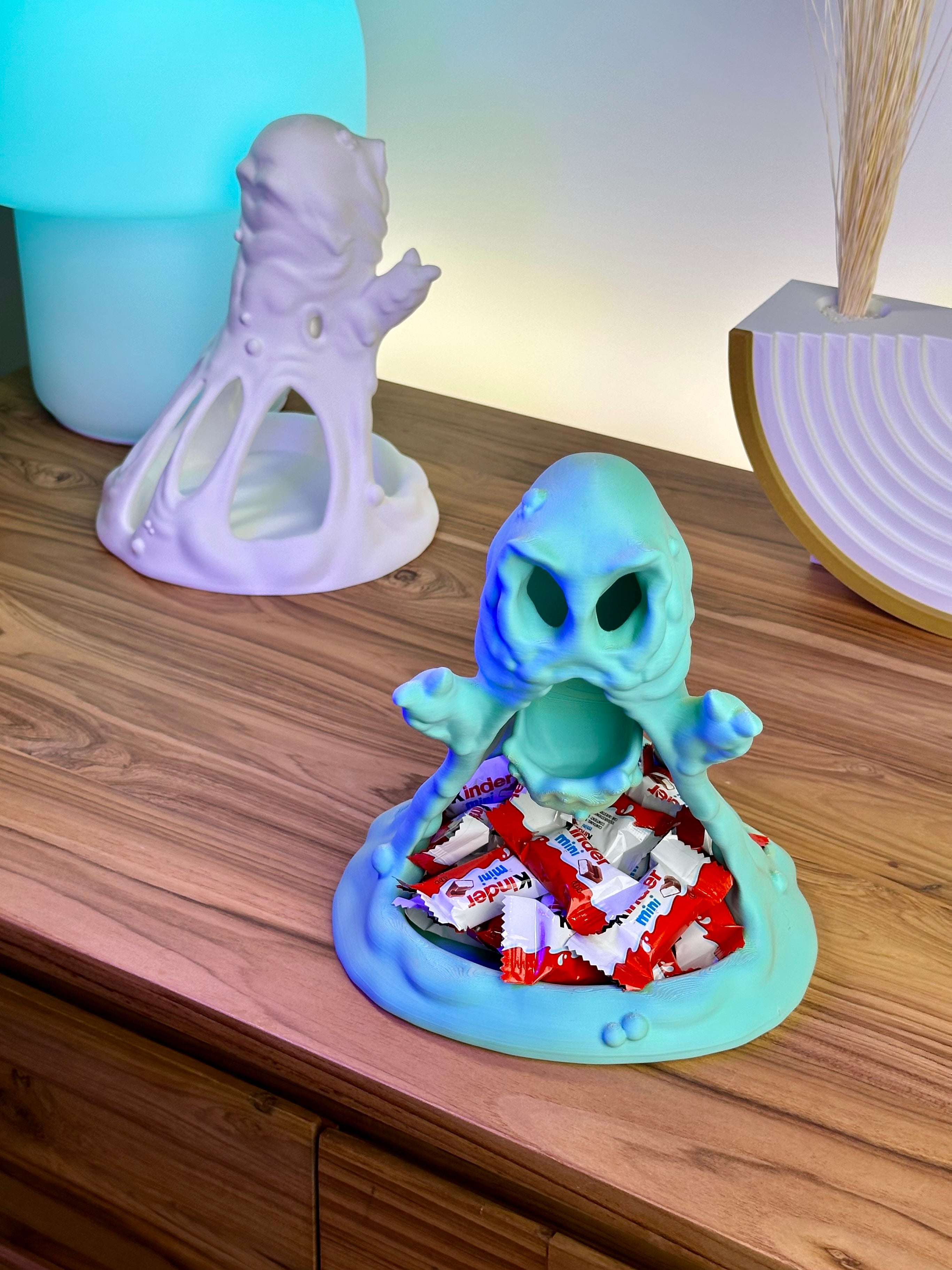 Slimemonster - Rolig förvaring för Halloween