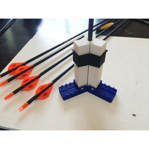 Fletching jig för 2 tums helical fanor