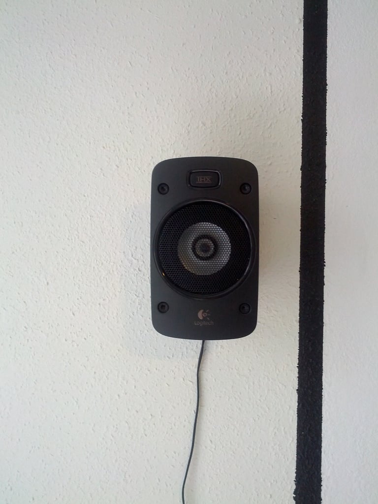 Väggfäste för Logitech Z906 5.1 högtalarsystem