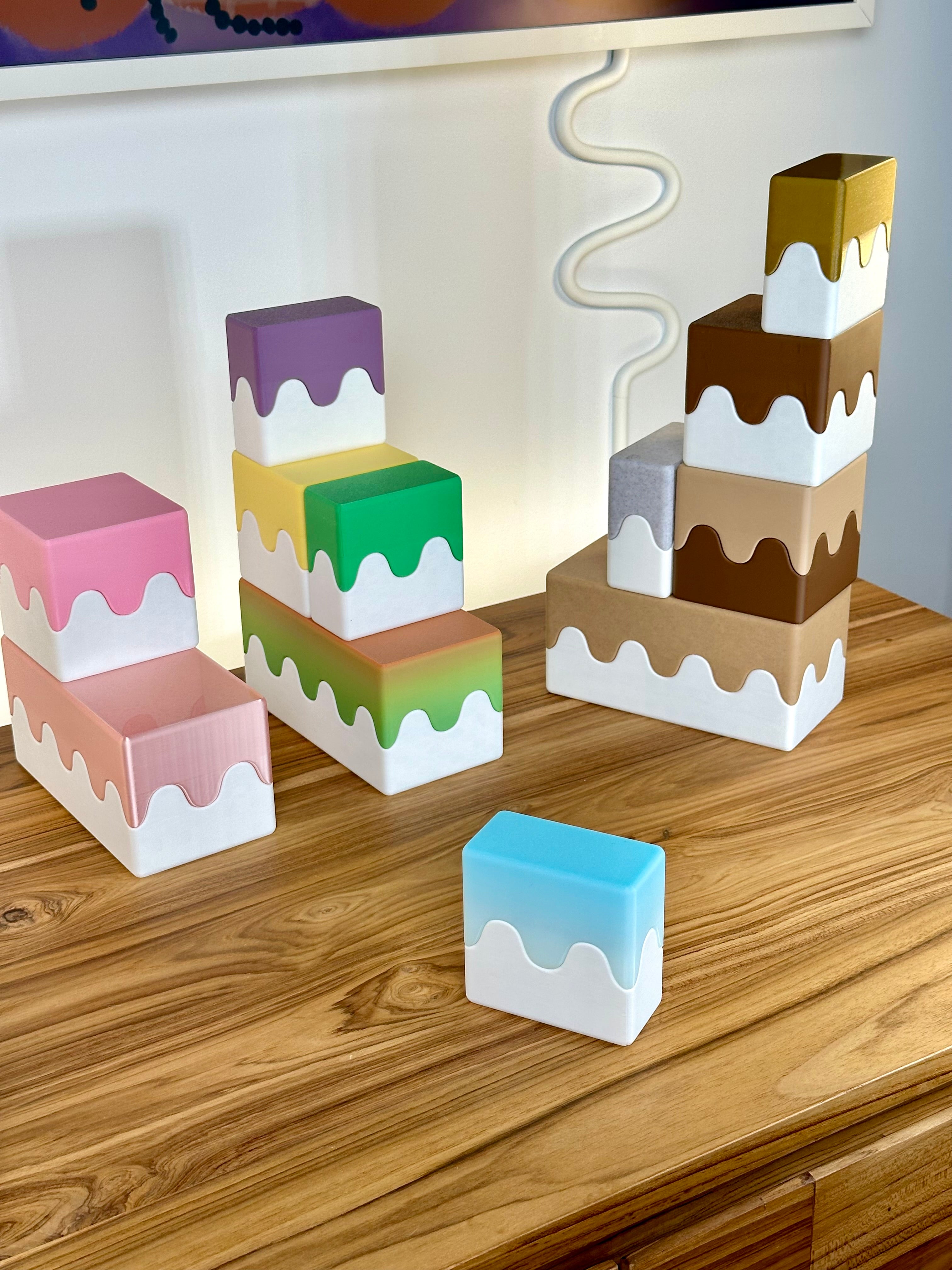The Wavy Boxes - Söta stapelbara arrangörer
