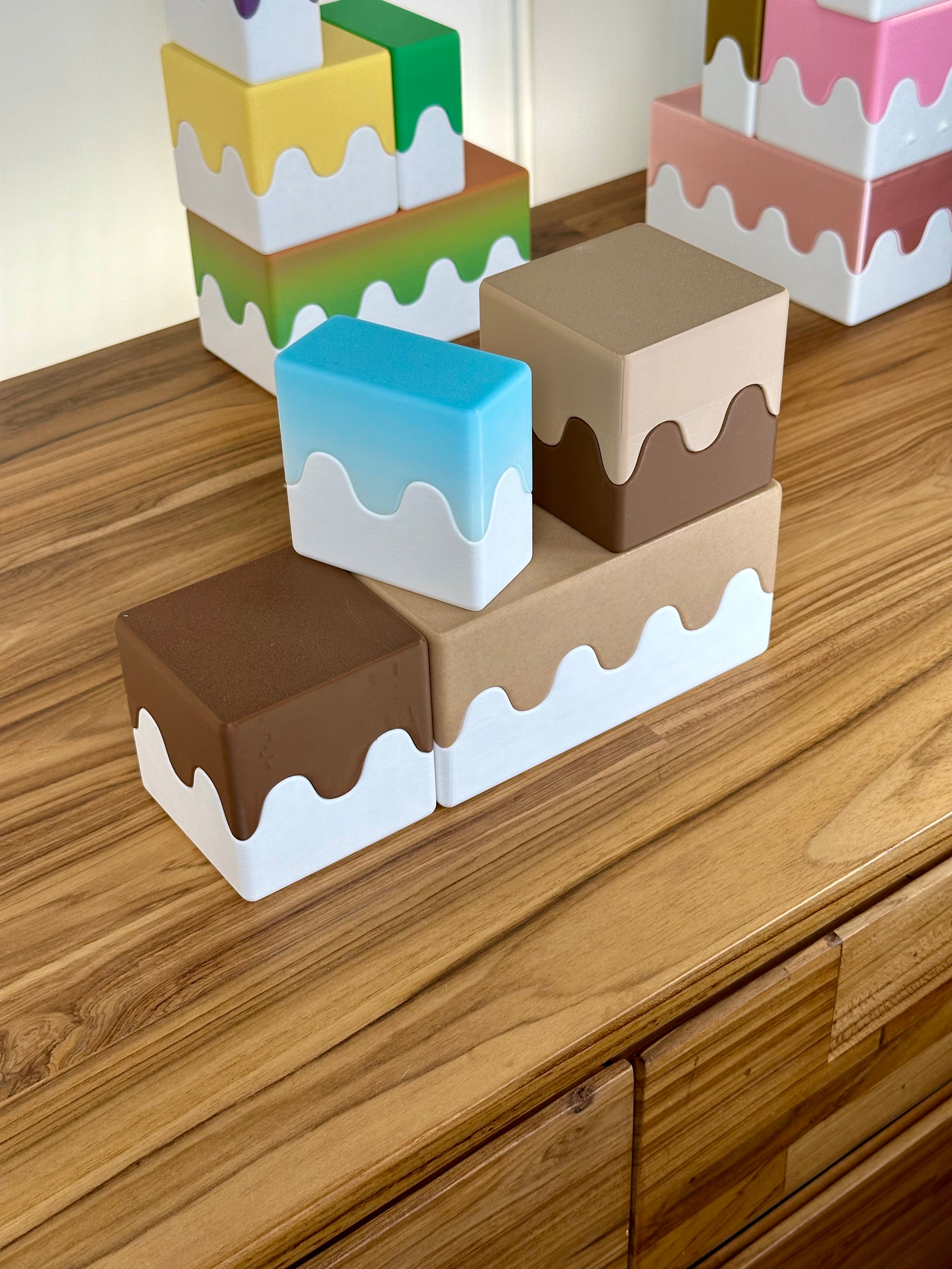 The Wavy Boxes - Söta stapelbara arrangörer