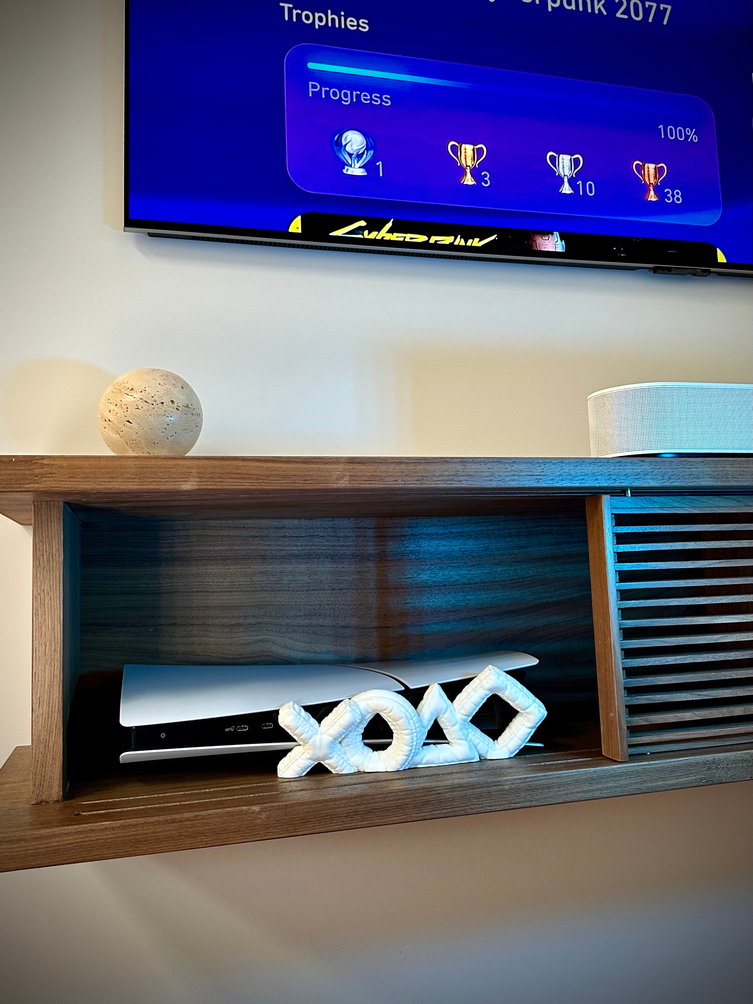 PS5 Slim Iconic Horisontellt Konsolstativ
