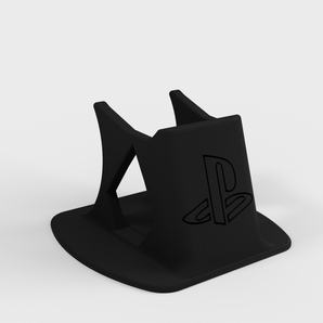 PS5-kontrollstativ med PlayStation-logotyp