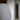 Moderne hvid vase med ribbede detaljer