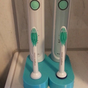 Dubbel Philips Sonicare tandborsthållare