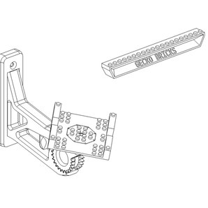Väggfäste för LEGO Republic Gunship 75021