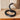 Dekorativ och minimalistisk BlackMamba ormskulptur