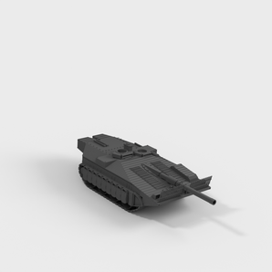 Stridsvagn 103 svensk S-Tank kampvagn miniature