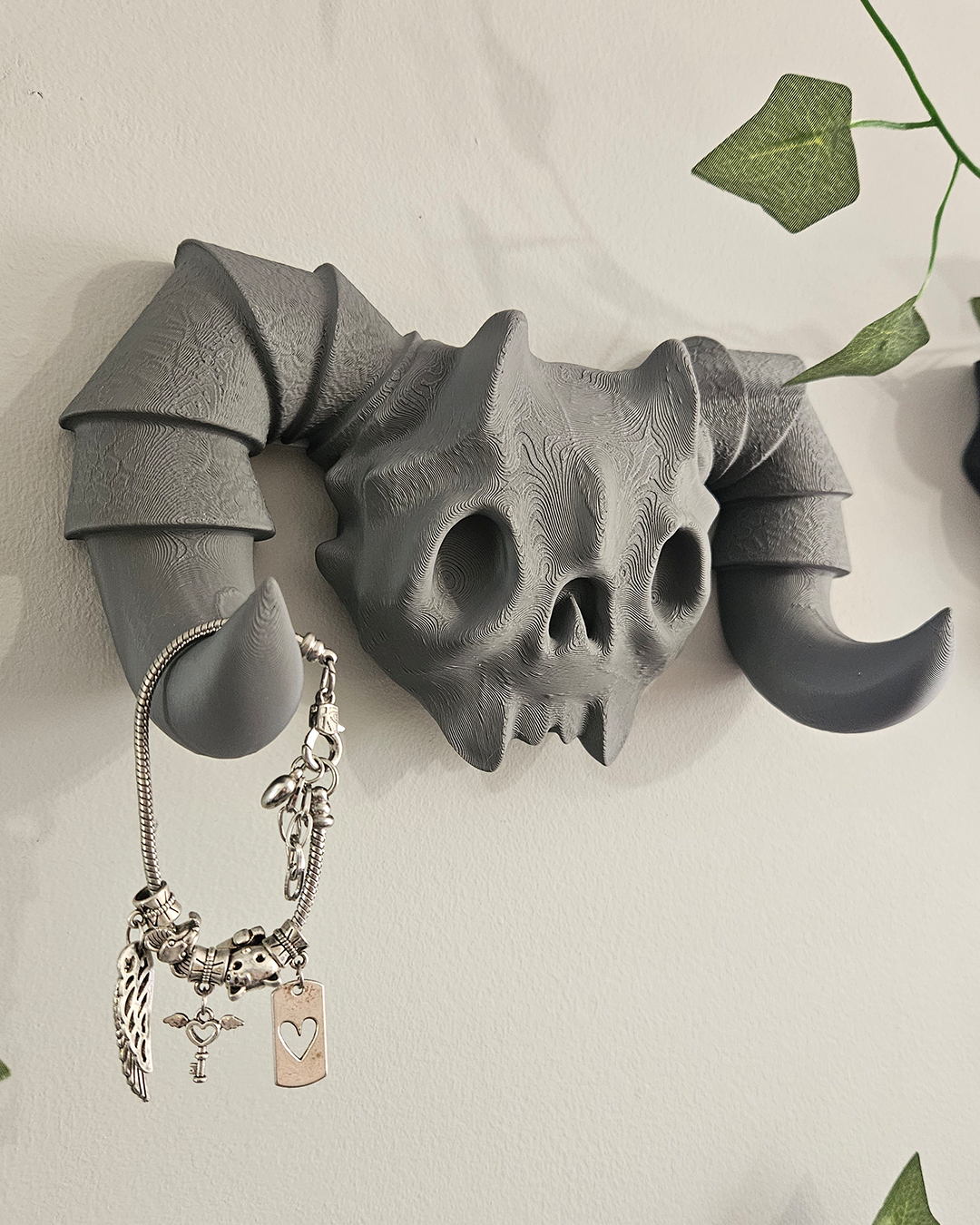 Demonskalle Väggkrok