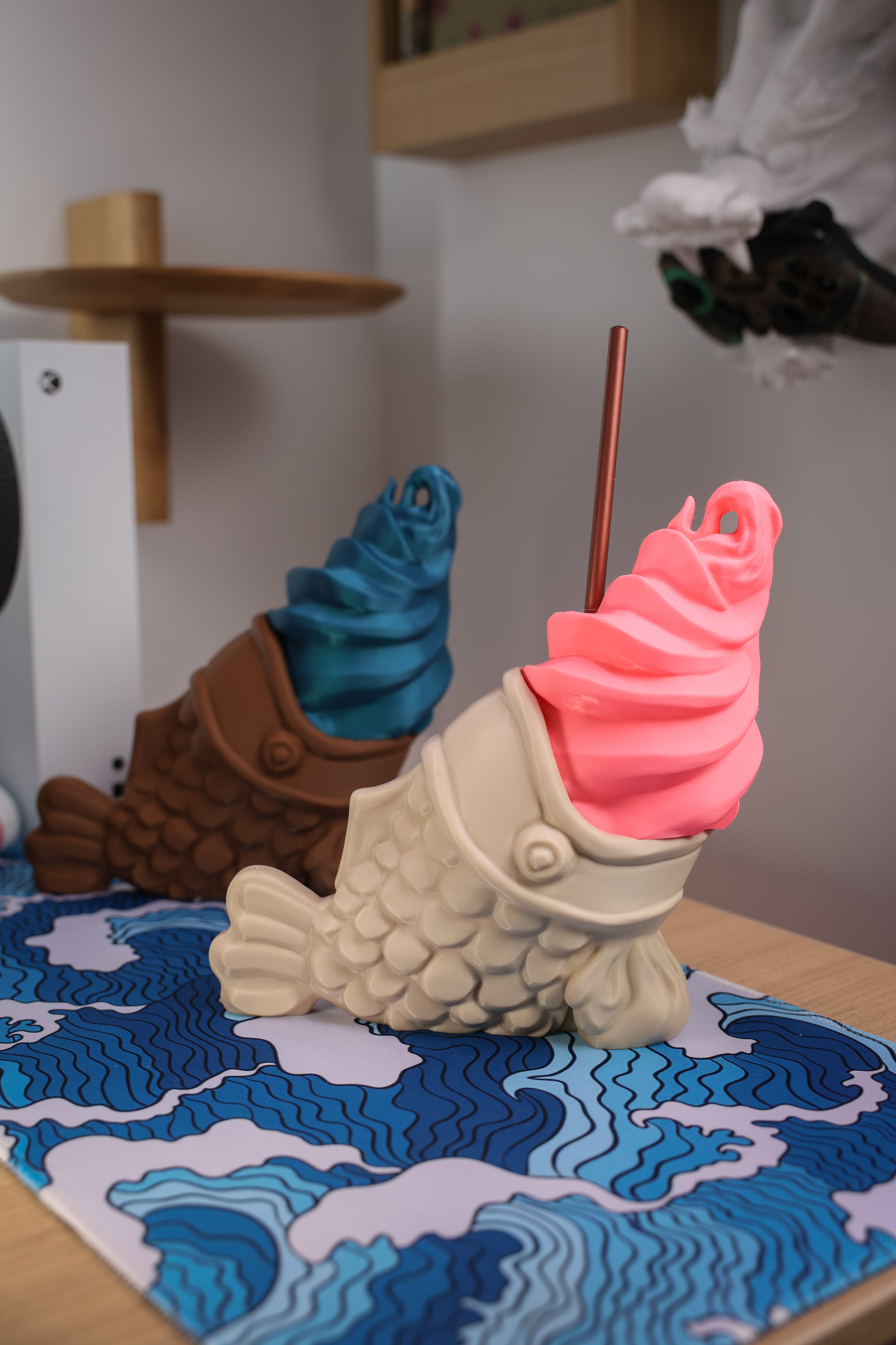 Taiyaki Glasstrut - Söt &amp; Funktionell Förvaringslåda