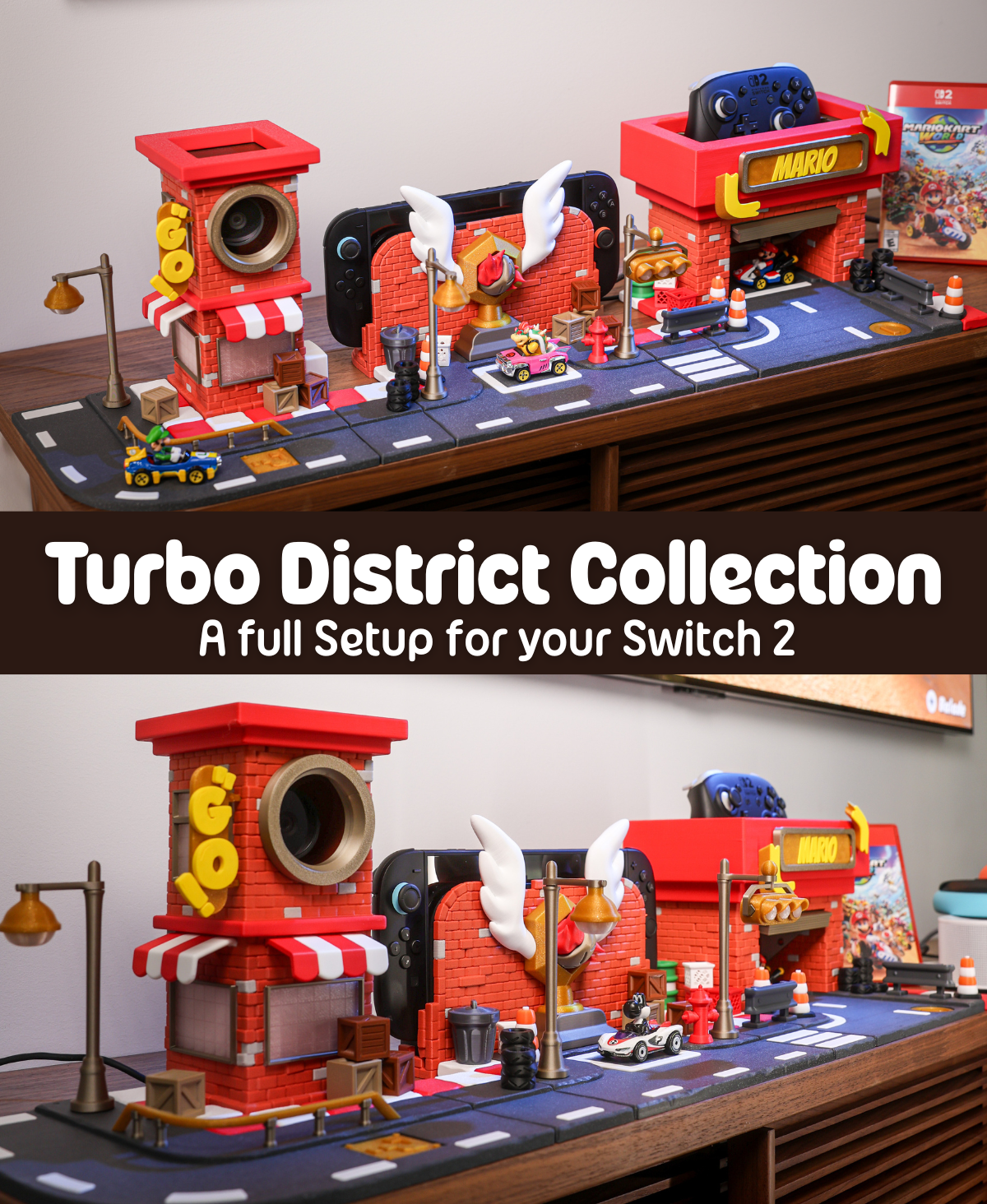Podium Pit Stop Dock Switch 2 - Turbo District-kollektionen