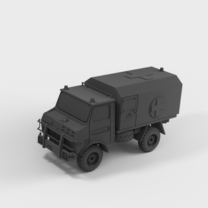 Mercedes Unimog 2t gl Bundeswehr miniatyr