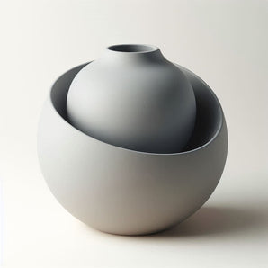 Minimalistisk designskål/vas till hemmet