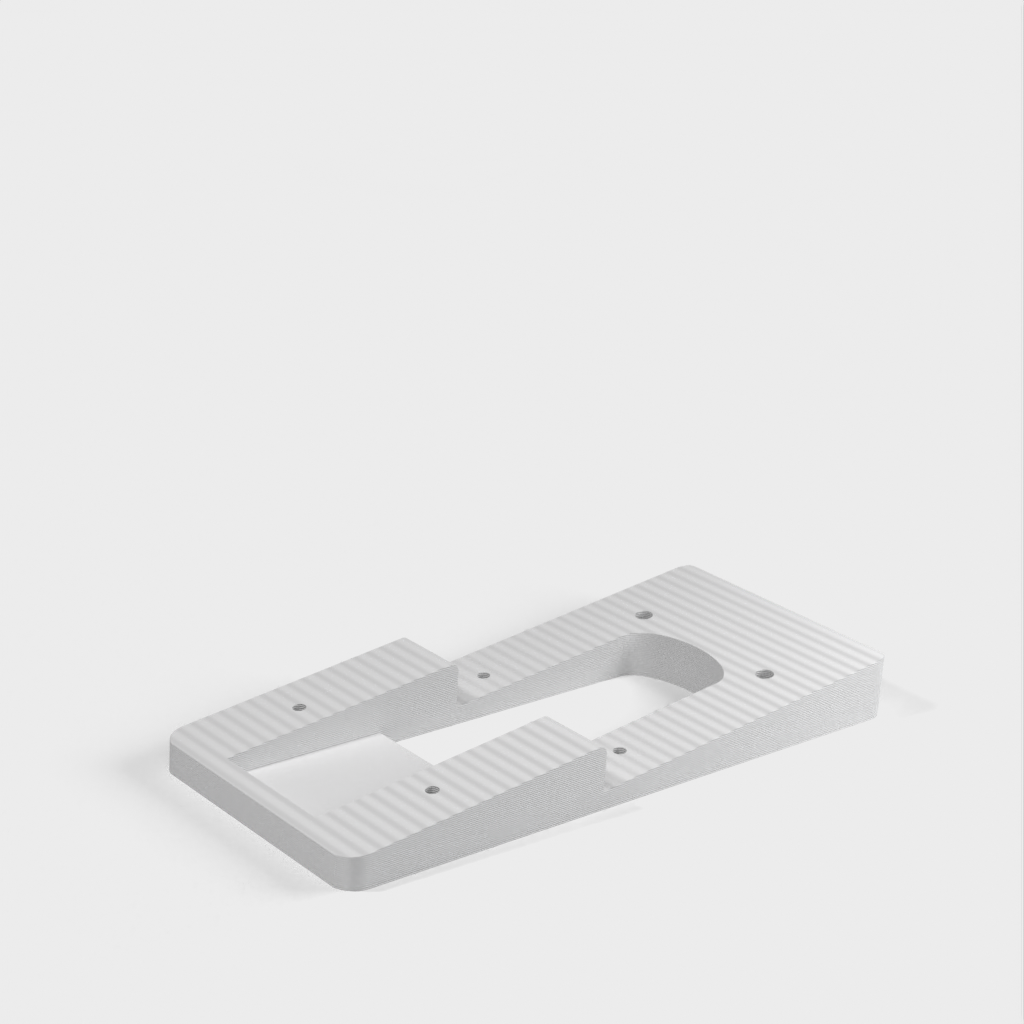 Väggmonteringsplatta för Ring 3+ dörrklocka på vinylklädd sidospår