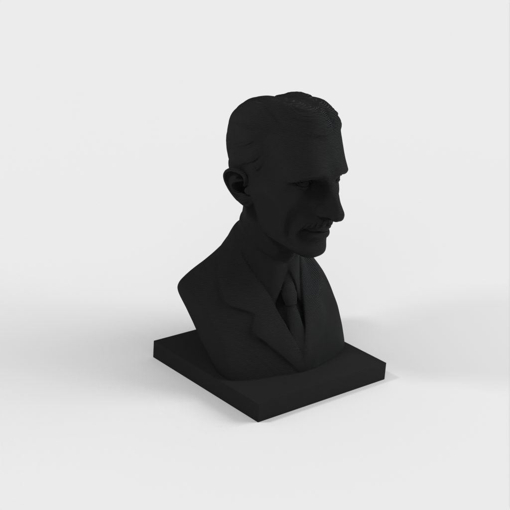 Nikola Tesla byst/staty