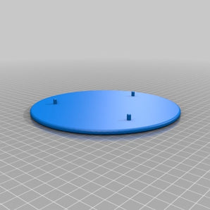 Lazy Susan-skivspelare - 6 mm airsoftkullager - presspassning, inga skruvar krävs